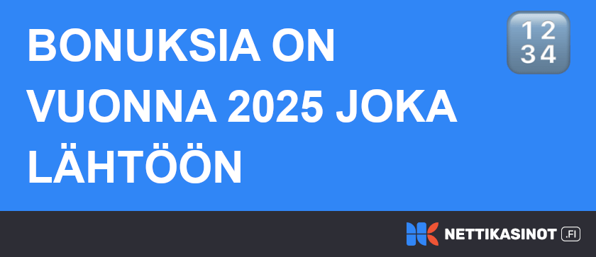 Bonustarjoukset 2025.