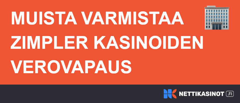 Zimpler kasinot verovapaus.