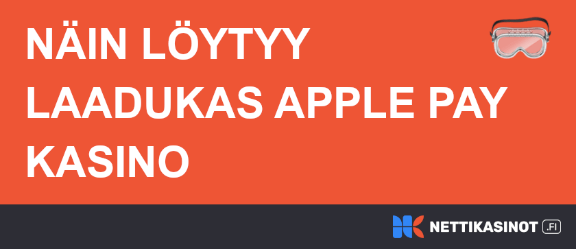Turvallinen Apple Pay casino.