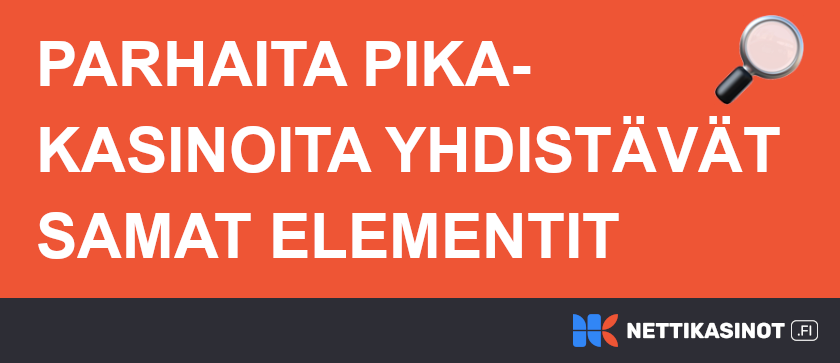Parhaat pikakasinot erinomaisia.
