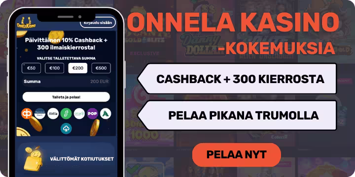 onnela kasino kokemuksia