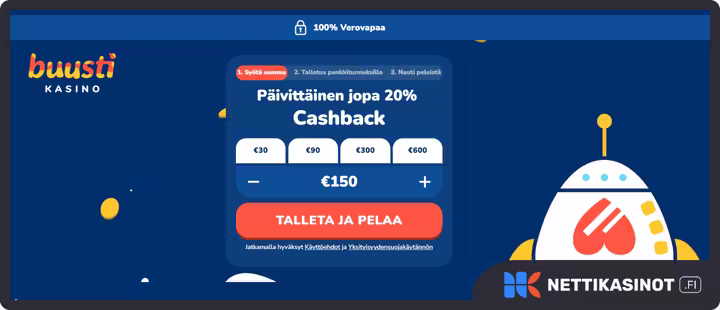 Buusti Kasino kokemuksia.