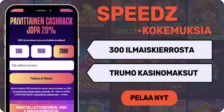 speedz kasino kokemuksia