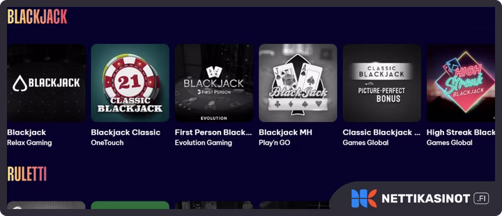 laaja livekasinopelivalikoima speedz kasinolla