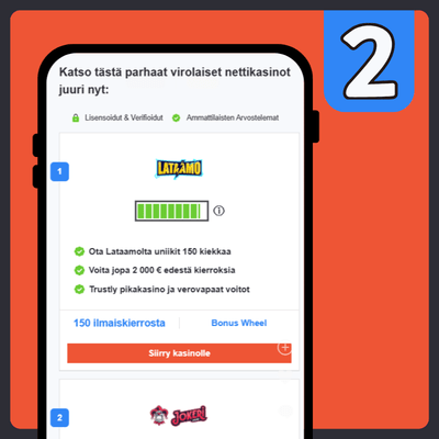 Vertaile erilaisia virolaisia nettikasinoita.