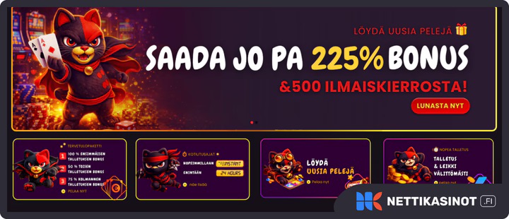 Beturo Casinolta muhkeita bonuksia.