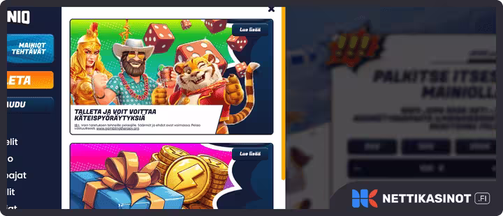 mainio kampanjat ja bonus