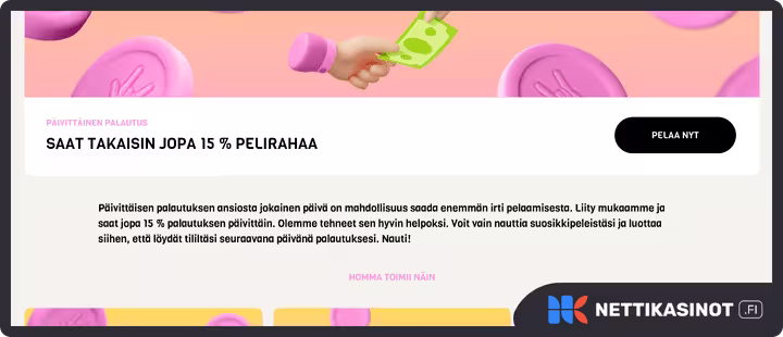 lysti kampanjat ja bonus