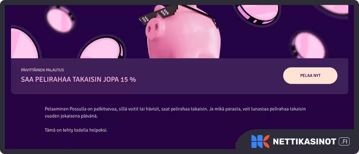 possu kampanjat ja bonus
