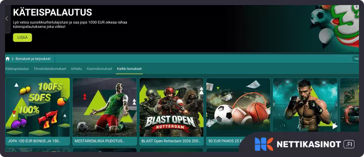 vivatbet kampanjat ja bonus