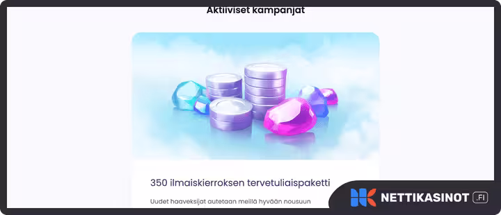 wisho kampanjat ja bonus