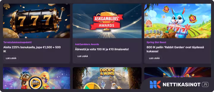 hotloot kampanjat ja bonus