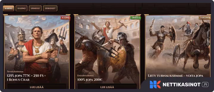 lanista kampanjat ja bonus