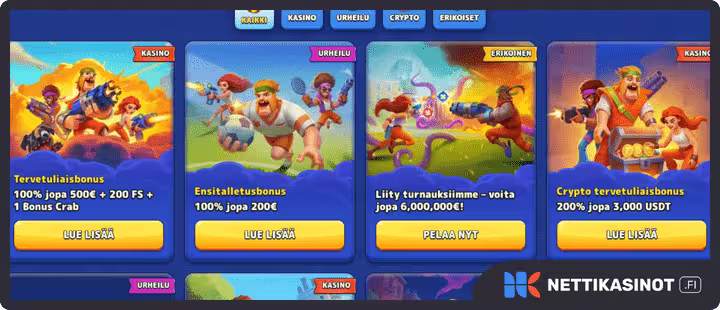 pistolo kampanjat ja bonus