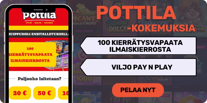 Pottila Casino on nopea Viljo kasino ilman rekisteröitymistä.
