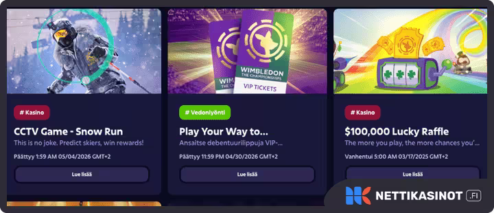 roobet kampanjat ja bonus