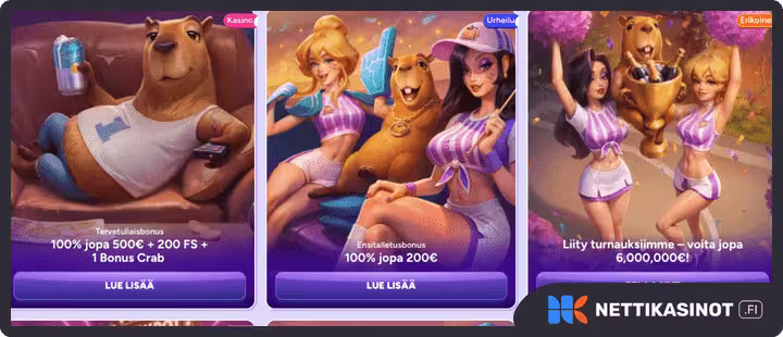 spinbara kampanjat ja bonus