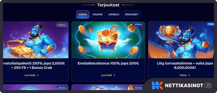 wishwin kampanjat ja bonus