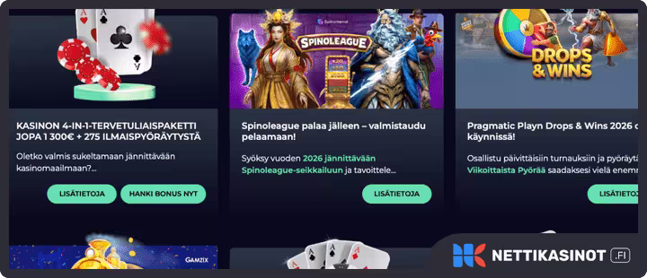 yoyospins kampanjat ja bonus