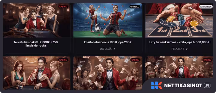 casinova kampanjat ja bonus