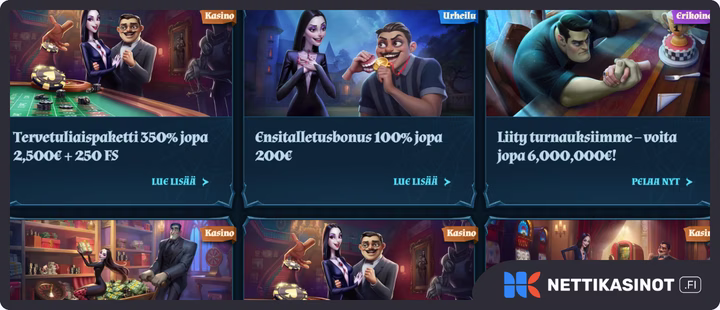 Fambet Casino kampanjat ja bonus