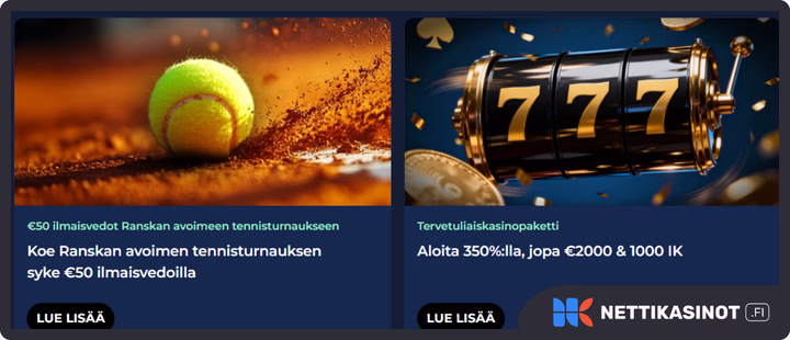 Moana Casino kampanjat ja bonus