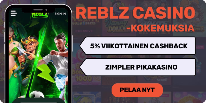 Reblz casino kokemuksia nopeasti verkkopankki tunnuksilla.