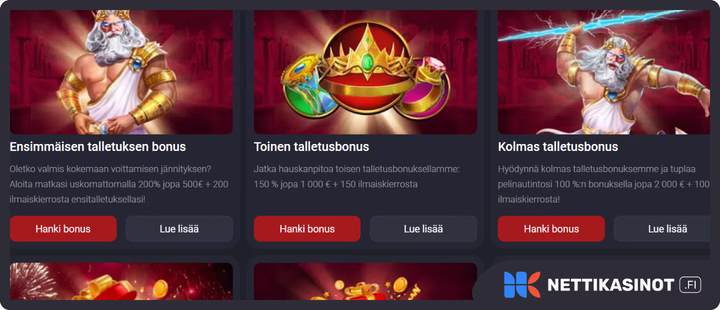 Riviera casino kampanjat ja bonus