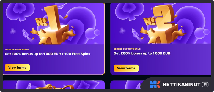RocketPlay kampanjat ja bonus