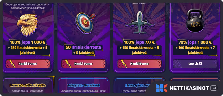 spinlander casino kampanjat ja bonus