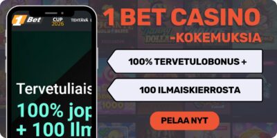 1 Bet casino kokemuksia isolla