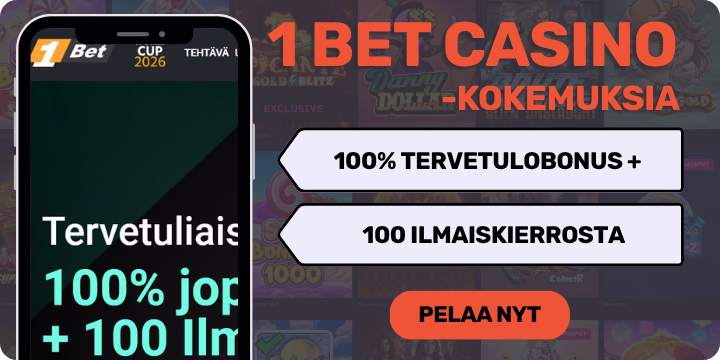 1 Bet casino kokemuksia isolla 