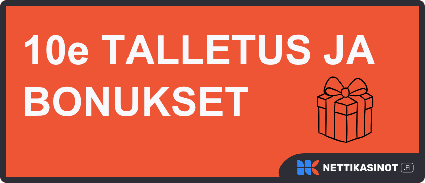Kasinot 10e talletuksella joissa parhaat bonukset löytyvät meiltä.