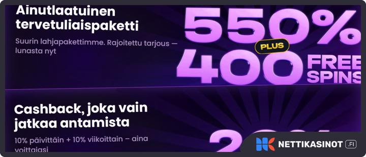 iWild Casino kampanjat ja bonus
