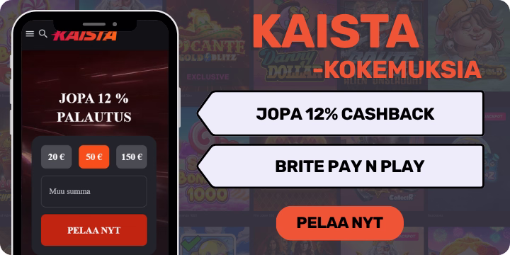 Kaista kasino kokemuksia isolla käteispalautuksella.