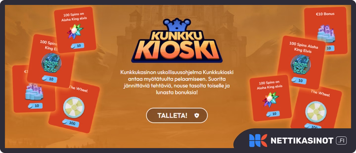 Kunkku Kasino kampanjat ja bonus