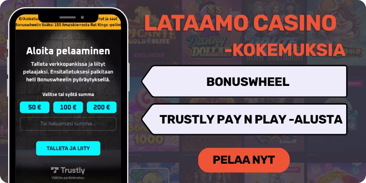 Lataamo casino kokemuksia bonuswheel pyöräytyksellä.