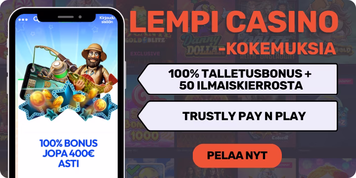 Lempi Casino kokemuksia nopeasti suoraan pankkitunnuksilla.