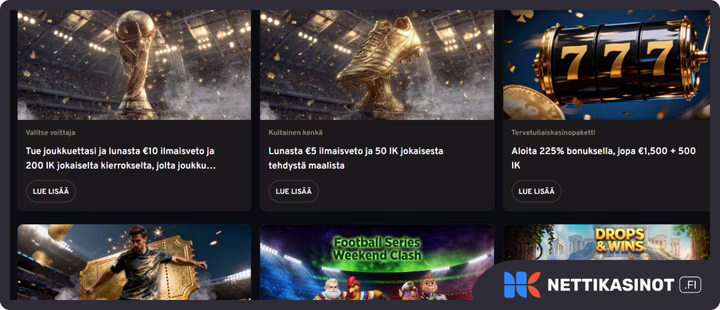 LuckyTrunk kampanjat ja bonus