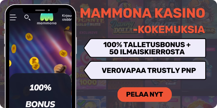 Mammona Kasino kokemuksia verovapaasti.