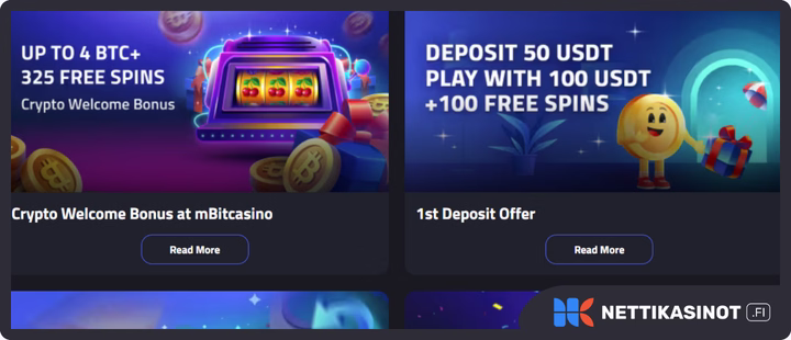 mBit Casino kampanjat ja bonus