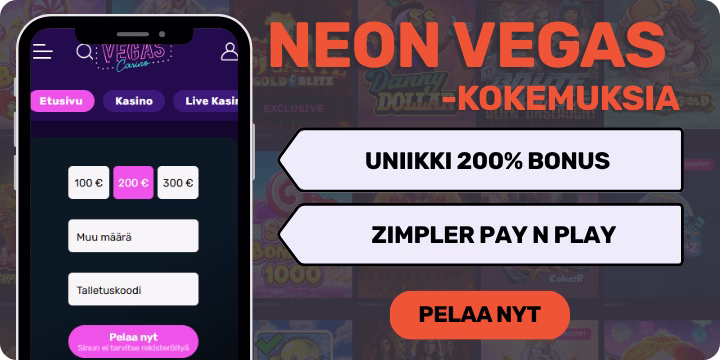 Neon Vegas kokemuksia uniikilla tervetulotarjouksella.