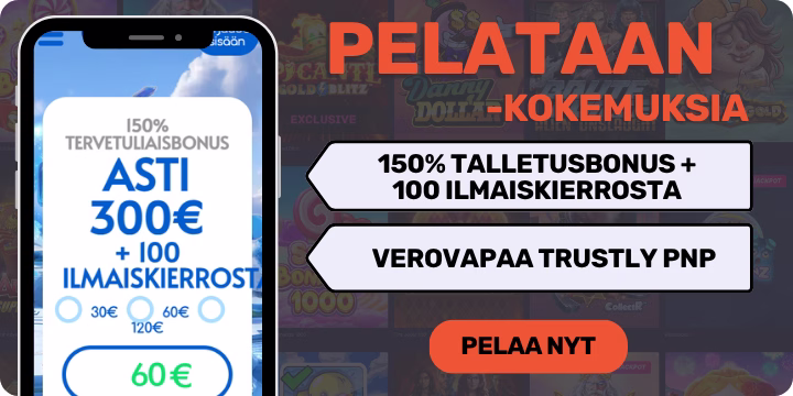 Pelataan kasino kokemuksia verovapaasti isolla tervetuliaisbonuksella.