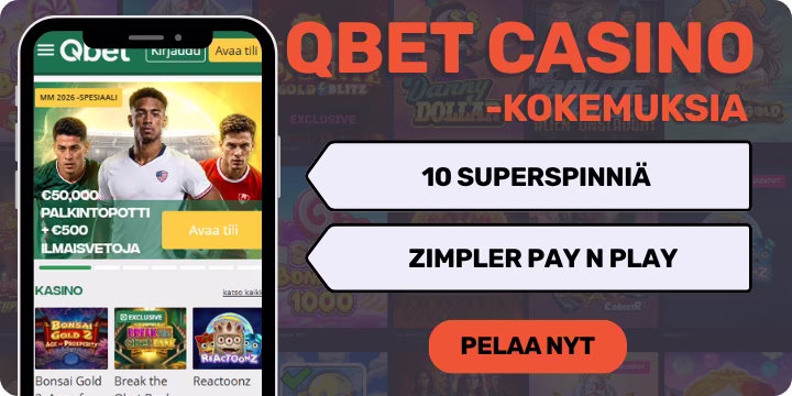Qbet Casino kokemuksia ilman rekisteröitymistä.