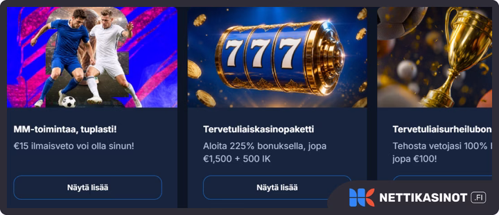 RCasino kampanjat ja bonus