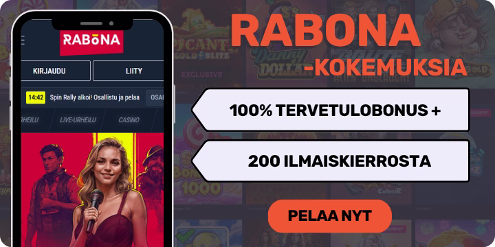 Rabona kokemuksia hirmuisella tervetulobonuksella.