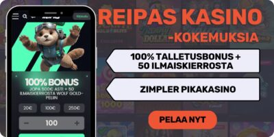 Reipas kasino kokemuksia isolla tervetulobonuksella.