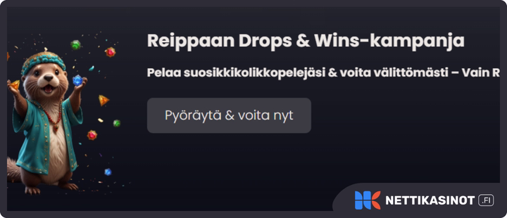 Reipas kasino kampanjat ja bonus