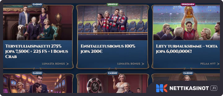 Rich Royal kampanjat ja bonus