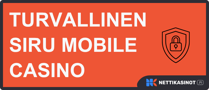 Turvalliset Siru Mobile kasinot.